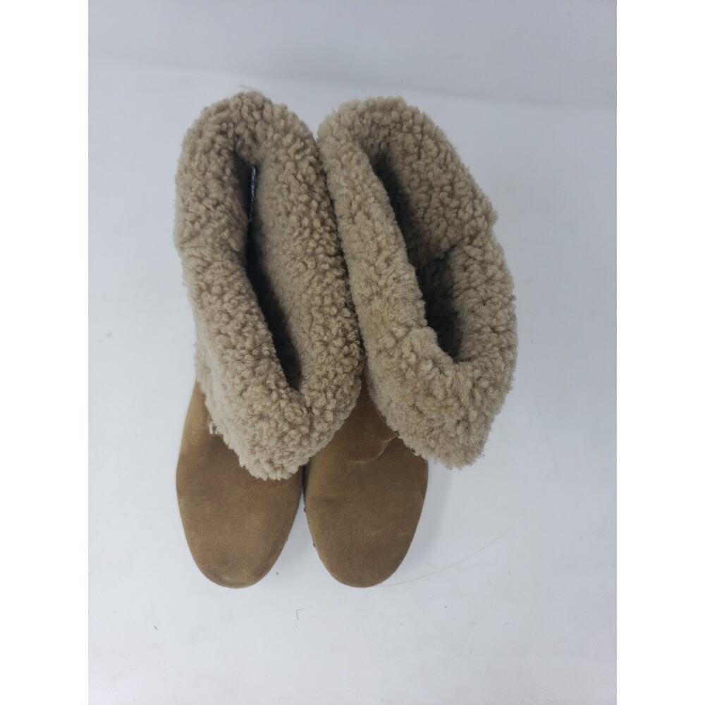 UGG‎ Womens Dandylion II Brown Suede Sheepskin Round Heeled Shearling Booties 9 - Picture 5 of 6